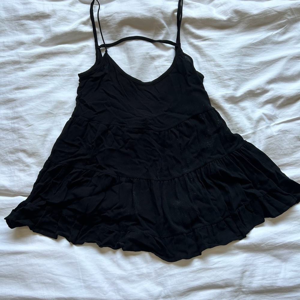brandy Melville baby doll black dress